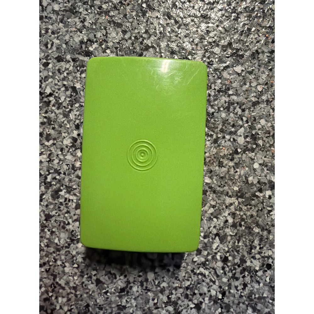 Vintage Lime Green Plastic Travel Bar Soap Holder Case Made in USA Retro MCM